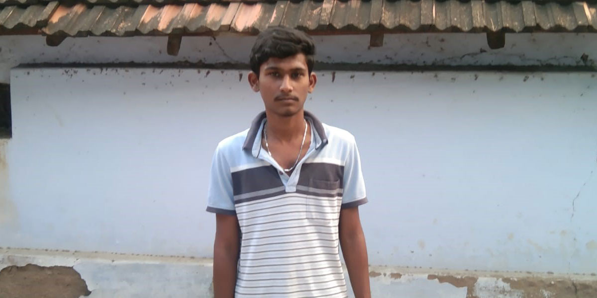 Higher education assistance for Vinodkumar